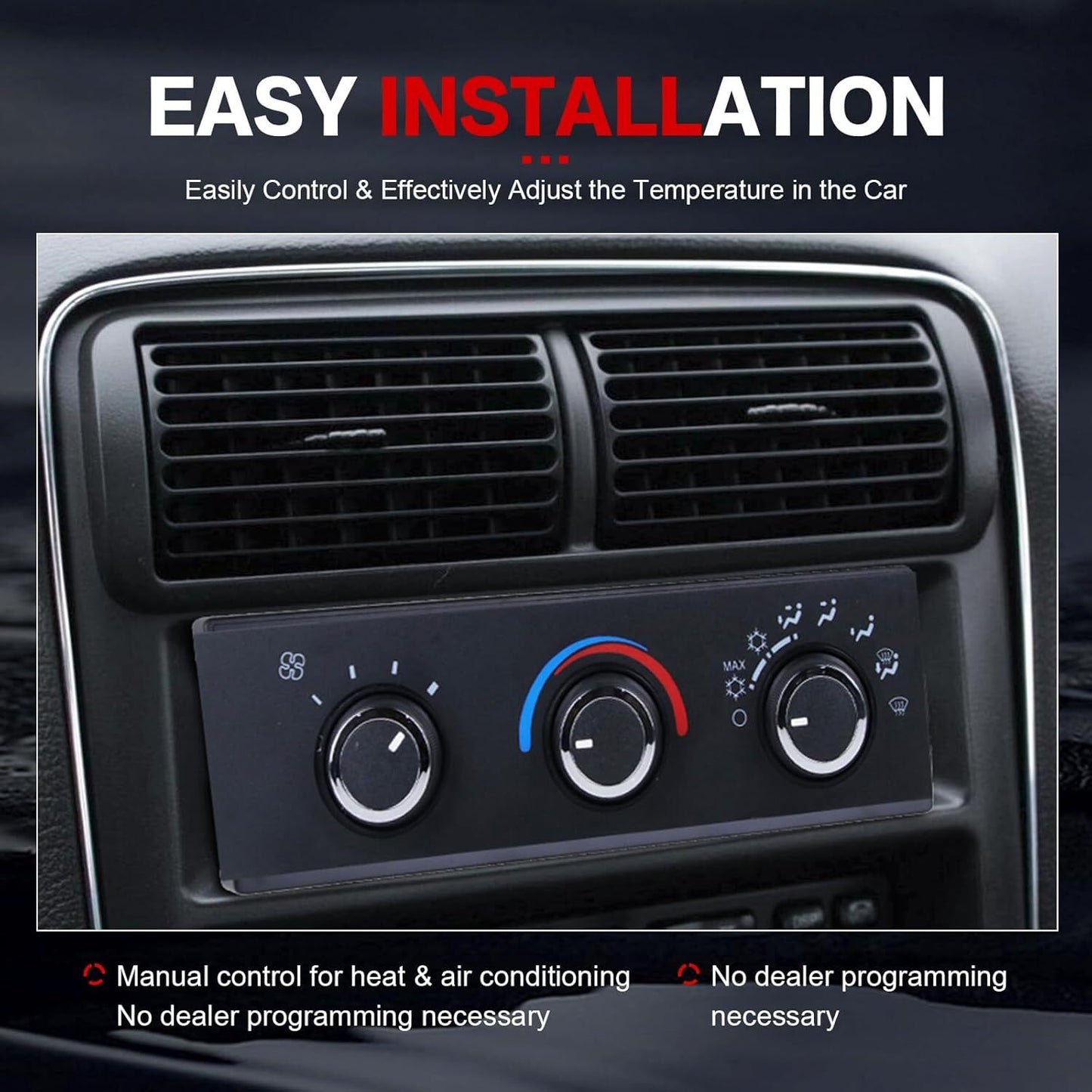 A/C Climate Control Module for GMC Savana 1500 2500 3500 (1996–2014)