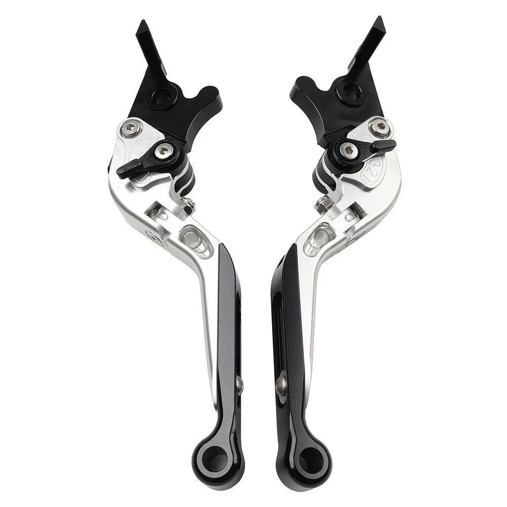 Silver Extendable Brake Clutch Levers for BMW R1200GS (2004-2012) R1200GS ADV (2006-2013)