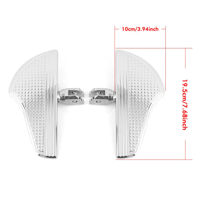1 Pair Chrome Front Foot Pegs for Harley Davidson Softail (2018-2025)