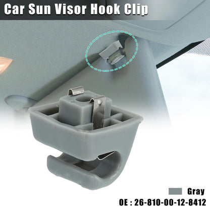Sun Visor Hook Clip 126-810-00-12-8412 for Mercedes Benz W123 W124 (1976–1995)