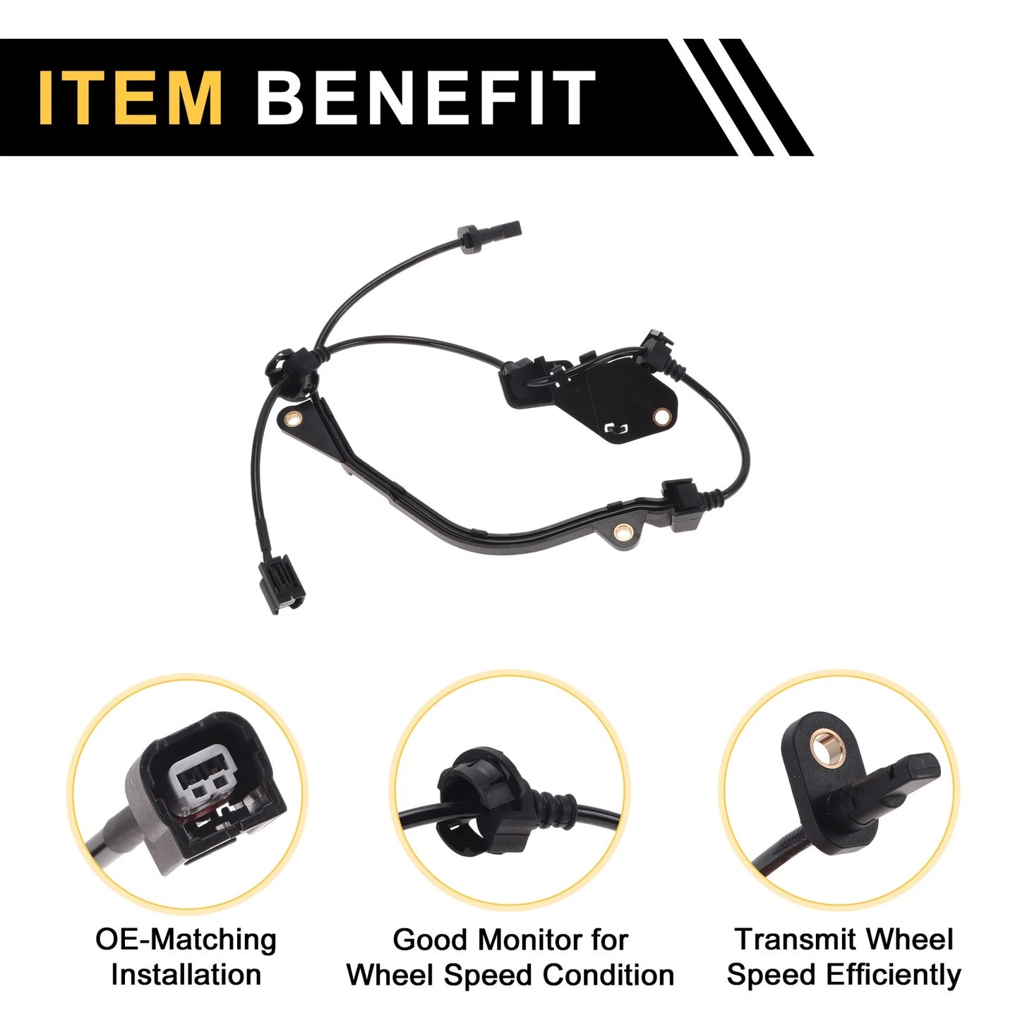 ABS Wheel Speed Sensor No. 57455SYJH01 for Honda Elysion RR7 (2013–2016) Front Left