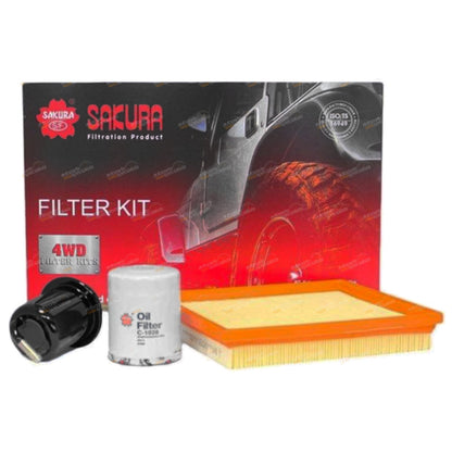 Oil Air Fuel Filter Service Kit for Ford Raider UV (1991–1997)