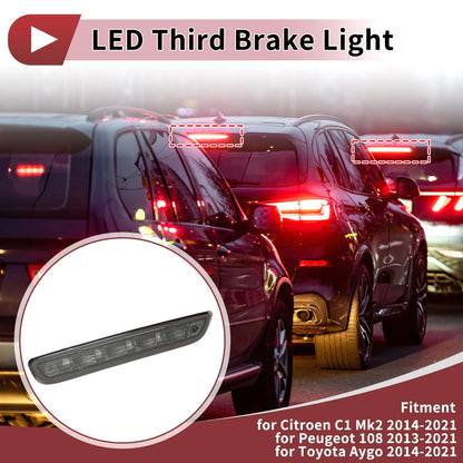 LED High Mounted 3rd Brake Light for Citroen C1 Mk2 (2005–2014) No.B000878980