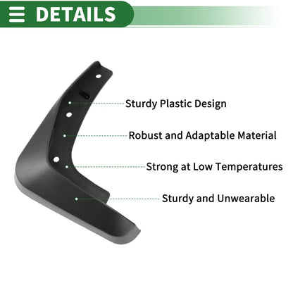 Mud Flaps Splash Guards Set for Lexus ES (2007-2011)