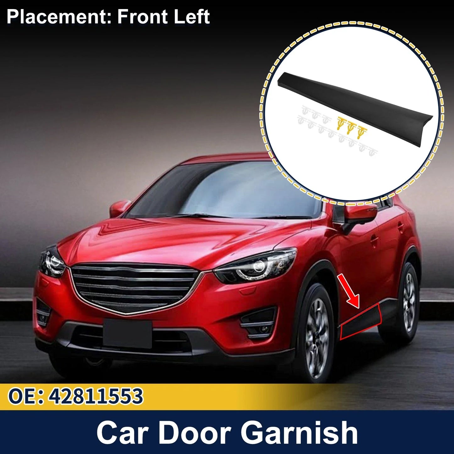 Lower Door Trim Garnish for Chevrolet Trax (2013-2023)