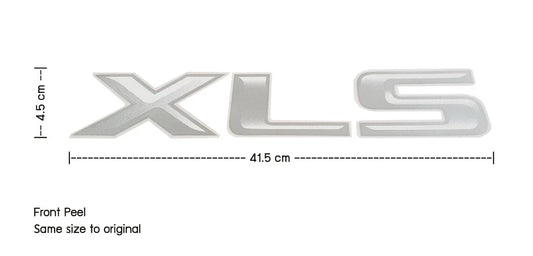 SILVER XLS Rear Tailgate Decal Sticker for Ford Ranger (2005-2011)