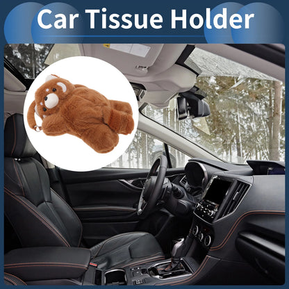 Tissue Holder for Car (Light Brown) 33x23x8cm