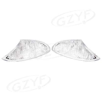 Clear Front Turn Signal Lens Covers  for BMW K1200S K1300S (All Years)