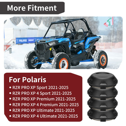 Set of 4 Wheel Center Hub Caps for Polaris RZR Pro XP / XP 4 (2021–2025)