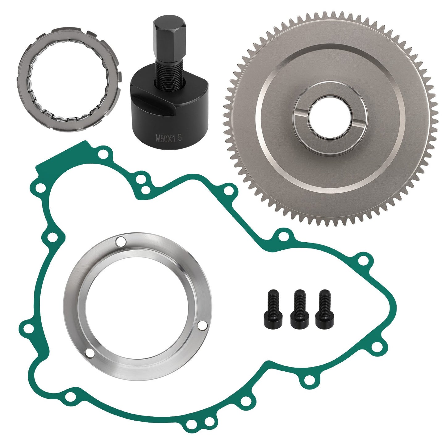 One Way Bearing Idler Gear Gasket with Puller for Polaris Ranger XP 900 (2014–2019)