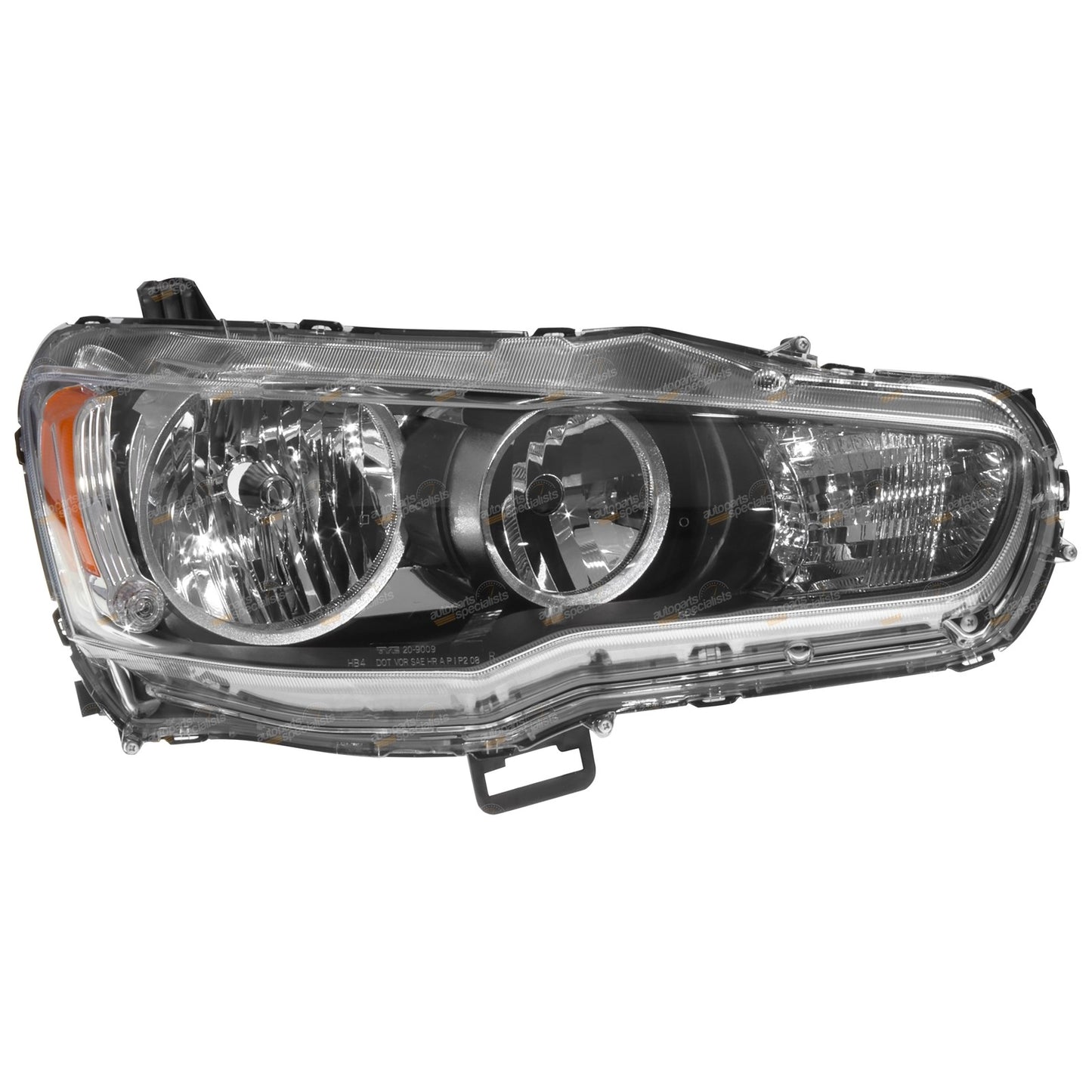 RH Halogen Headlight for Mitsubishi Lancer CJ (2007–2015)