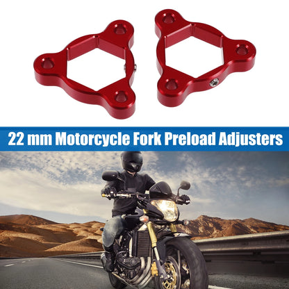 2X Fork Preload Adjusters for Motorcycle (Universal)