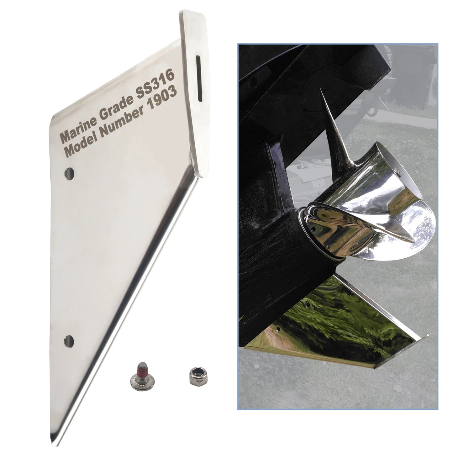Skeg Guard Protector for Mercury Mariner Evinrude Johnson (40HP–60HP)