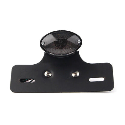 LED Tail Light Turn Signal Brake Plate for Universal Motorcycle 12V