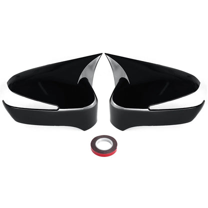 Gloss Black Mirror Cover Cap Trim for Honda Civic (2006–2012)