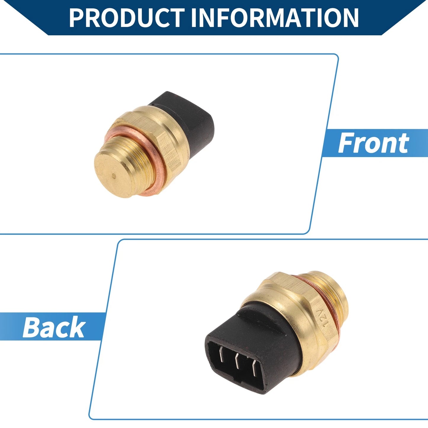 Engine Coolant Temperature Sensor for Audi VW (2000–2023) No. 6U0959481A