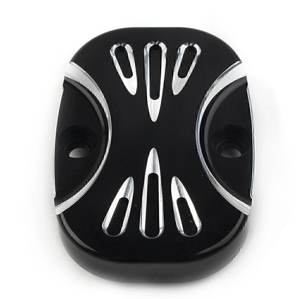 CNC Cut Rear Brake Master Cylinder Cover for Harley Electra Glide Road King
