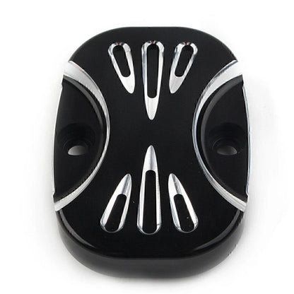 CNC Cut Rear Brake Master Cylinder Cover for Harley Electra Glide Road King