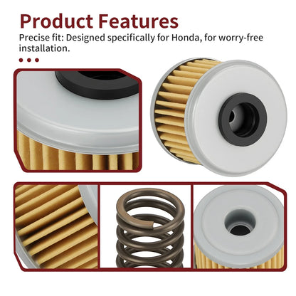Oil Filter O-Ring Spring for Honda CRF250R CRF250RX (2019–2024)