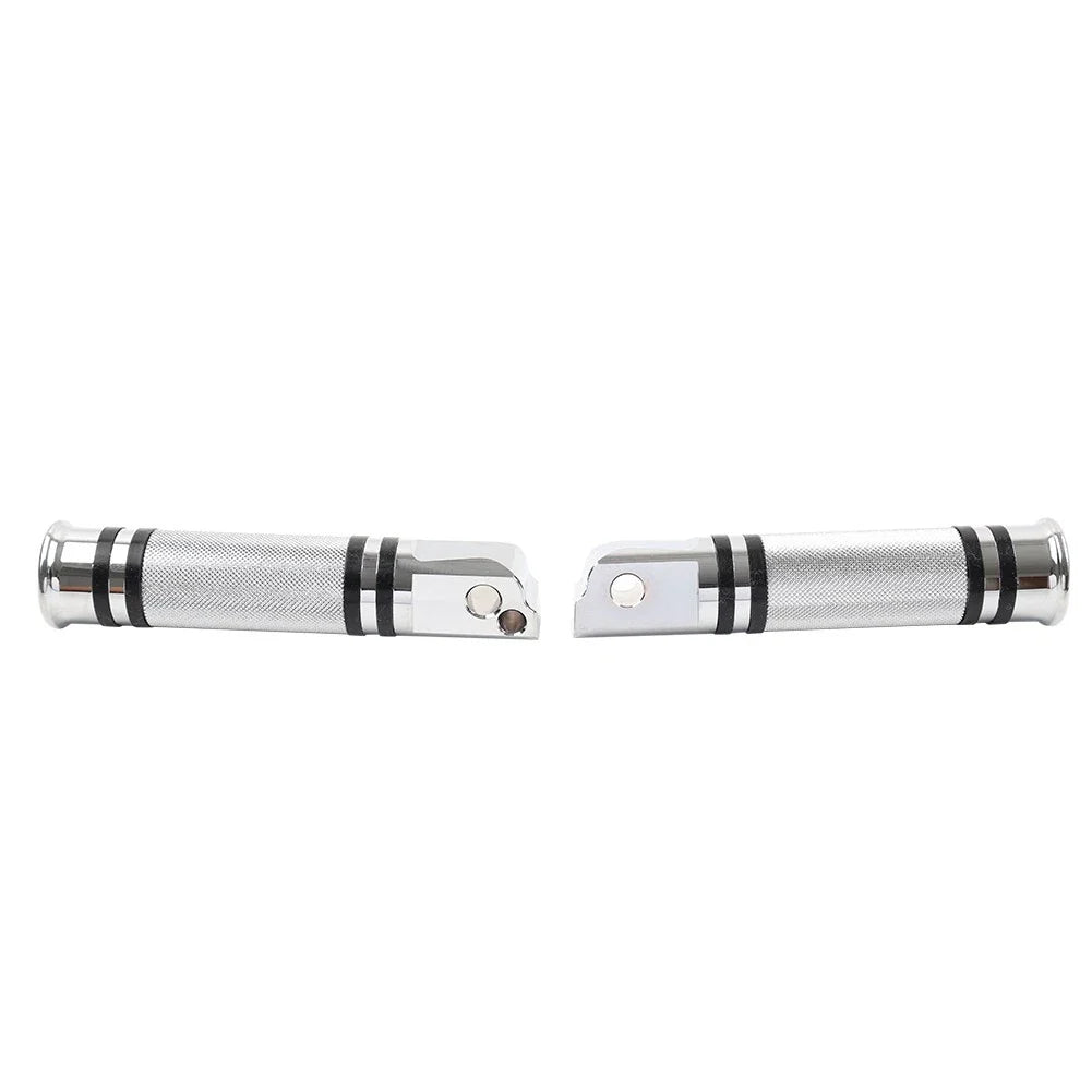 Rear Footboards Pegs for Harley Softail Fat Boy Breakout 2018-2023 Chrome