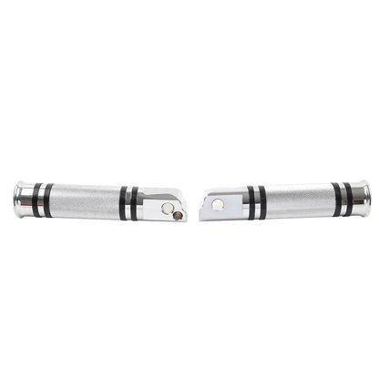 Rear Footboards Pegs for Harley Softail Fat Boy Breakout 2018-2023 Chrome
