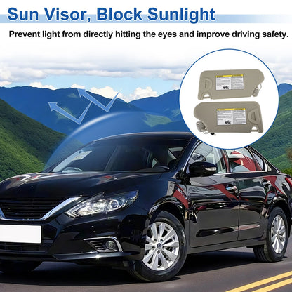 Set of 2 Sun Visors for Nissan Altima (2013–2018) No. 96401-3TA2A Beige