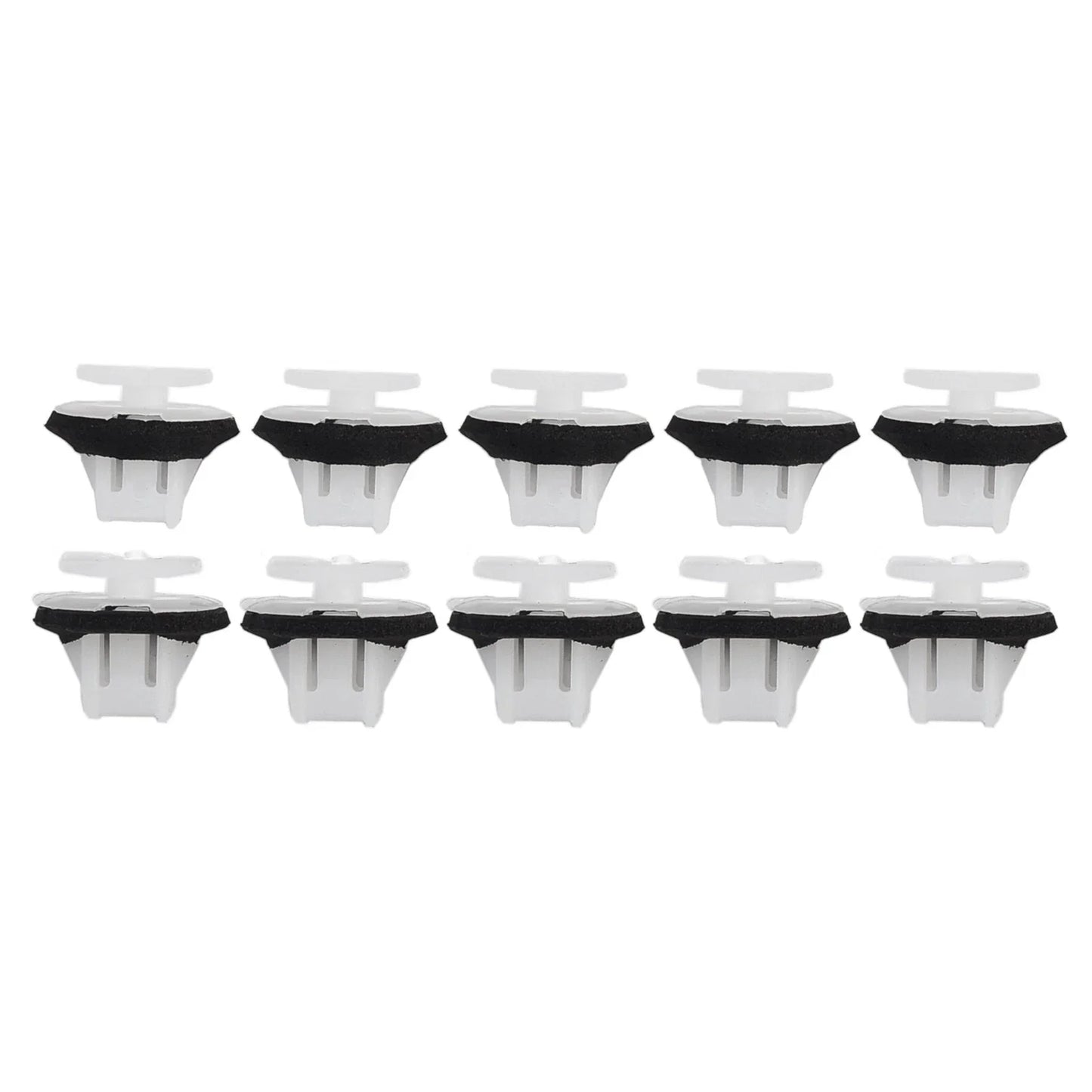 2 x White Clips for Nissan Juke & X-Trail