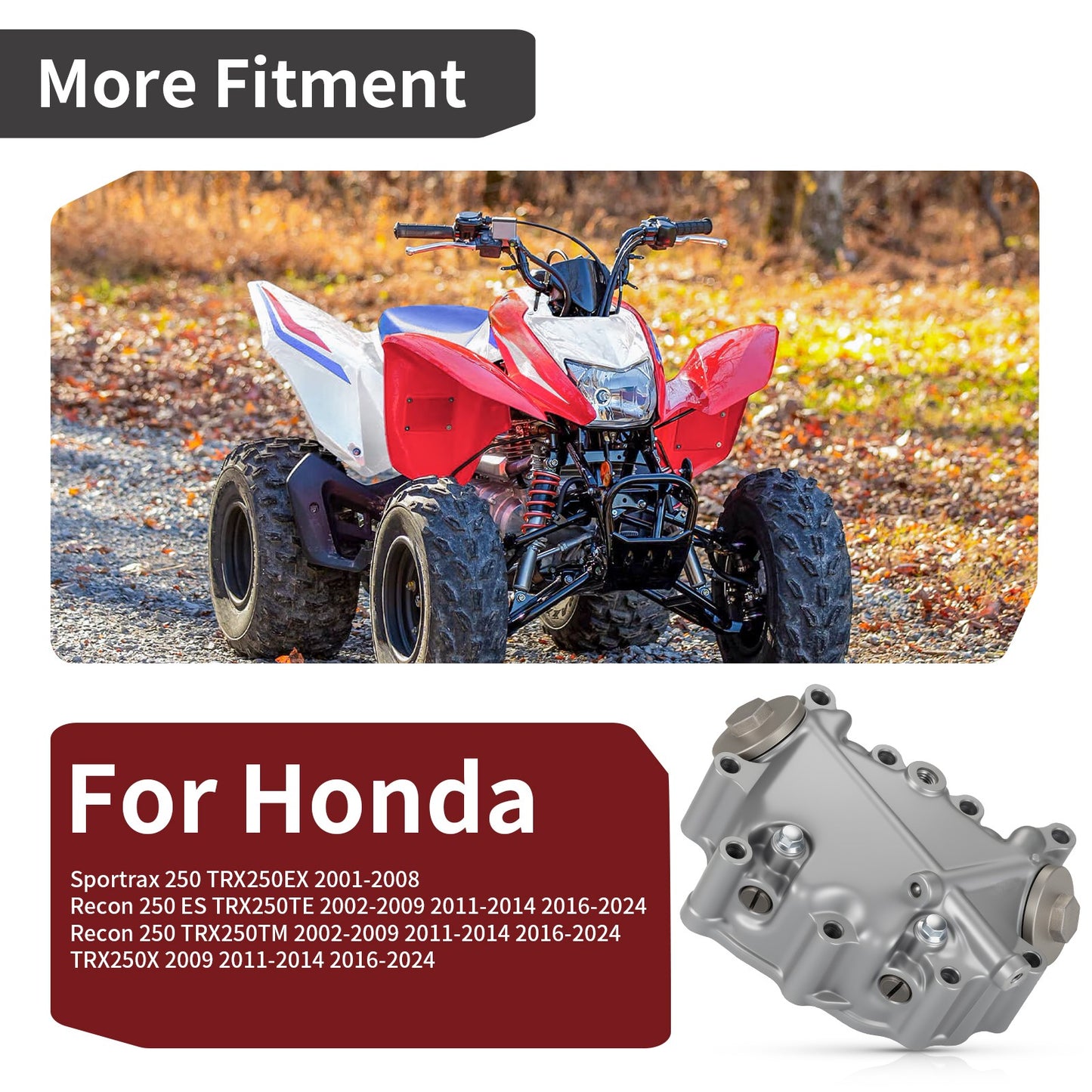 Cylinder Head Cover for Honda Recon 250 TRX250TE TRX250TM (2002–2016)