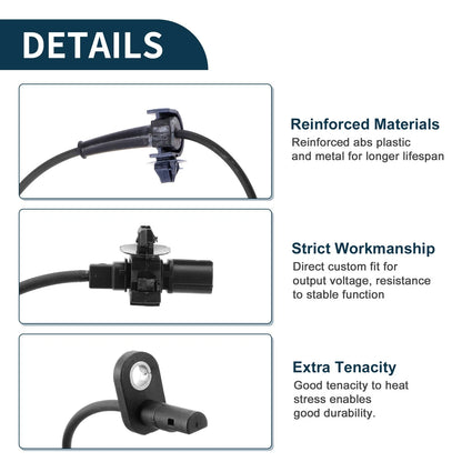 Rear Right ABS Wheel Speed Sensor 57470-SMG-E02 for Honda Civic (2006–2011)