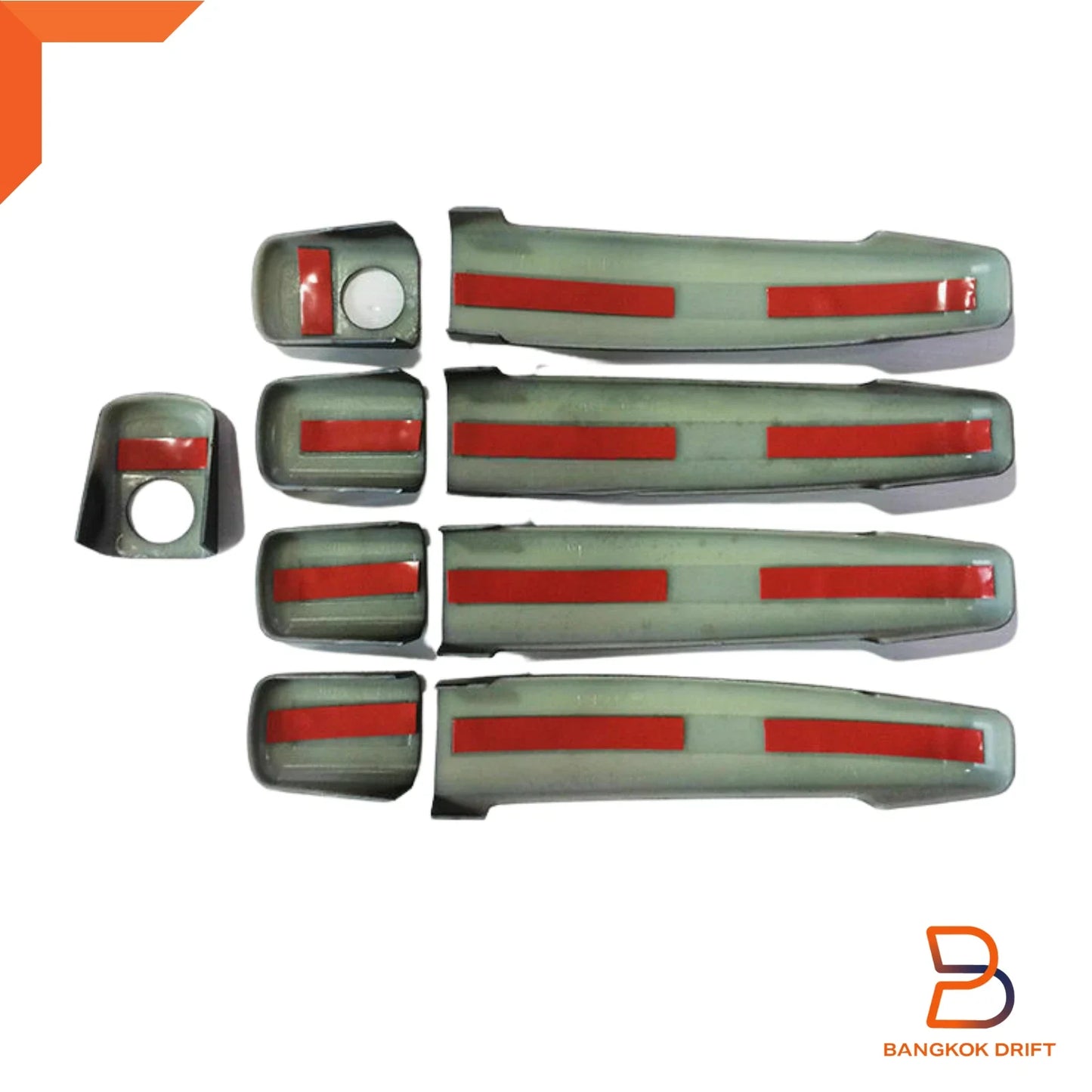 Matte Black Door Handle Covers for Holden Colorado 7, Trailblazer RG (12-23)