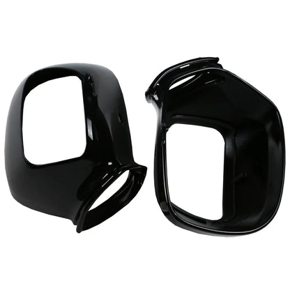 Black Rear View Mirror Case Covers for Honda Goldwing GL1800 (2001-2017)