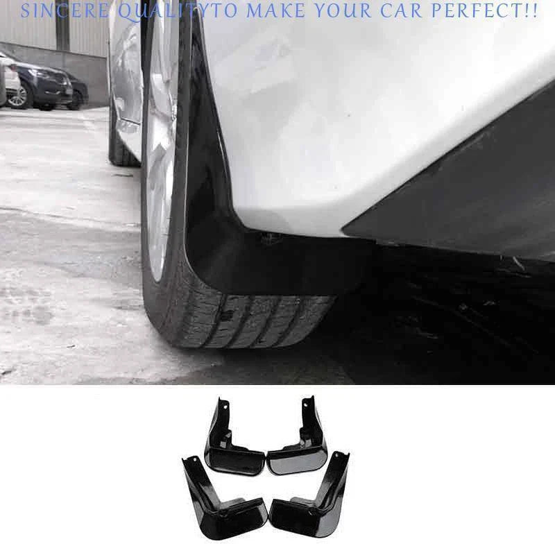 Glossy Black Mud Flaps Splash Guards for Toyota Camry (2018–2024)