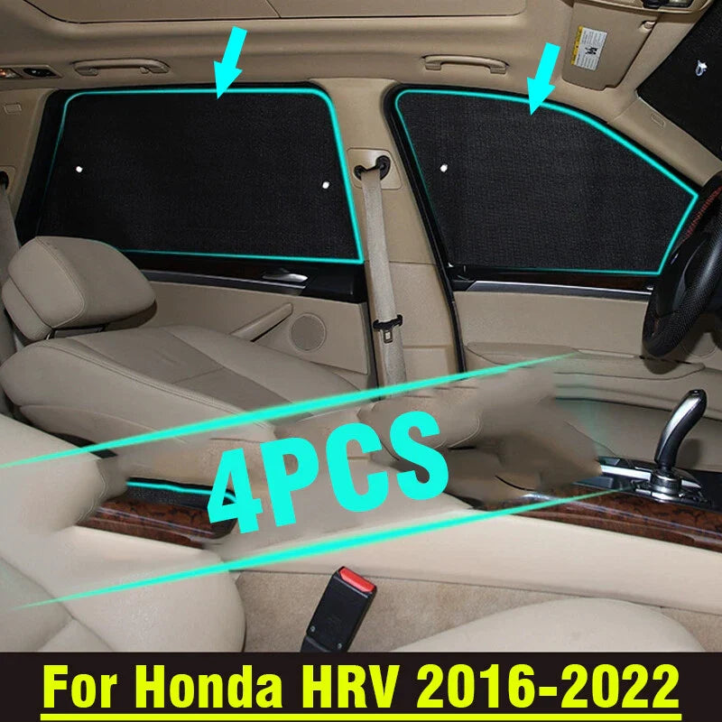 Sunshade 4 x Privacy Sunshade for Honda HRV (2016–2022)