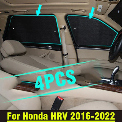 Sunshade 4 x Privacy Sunshade for Honda HRV (2016–2022)