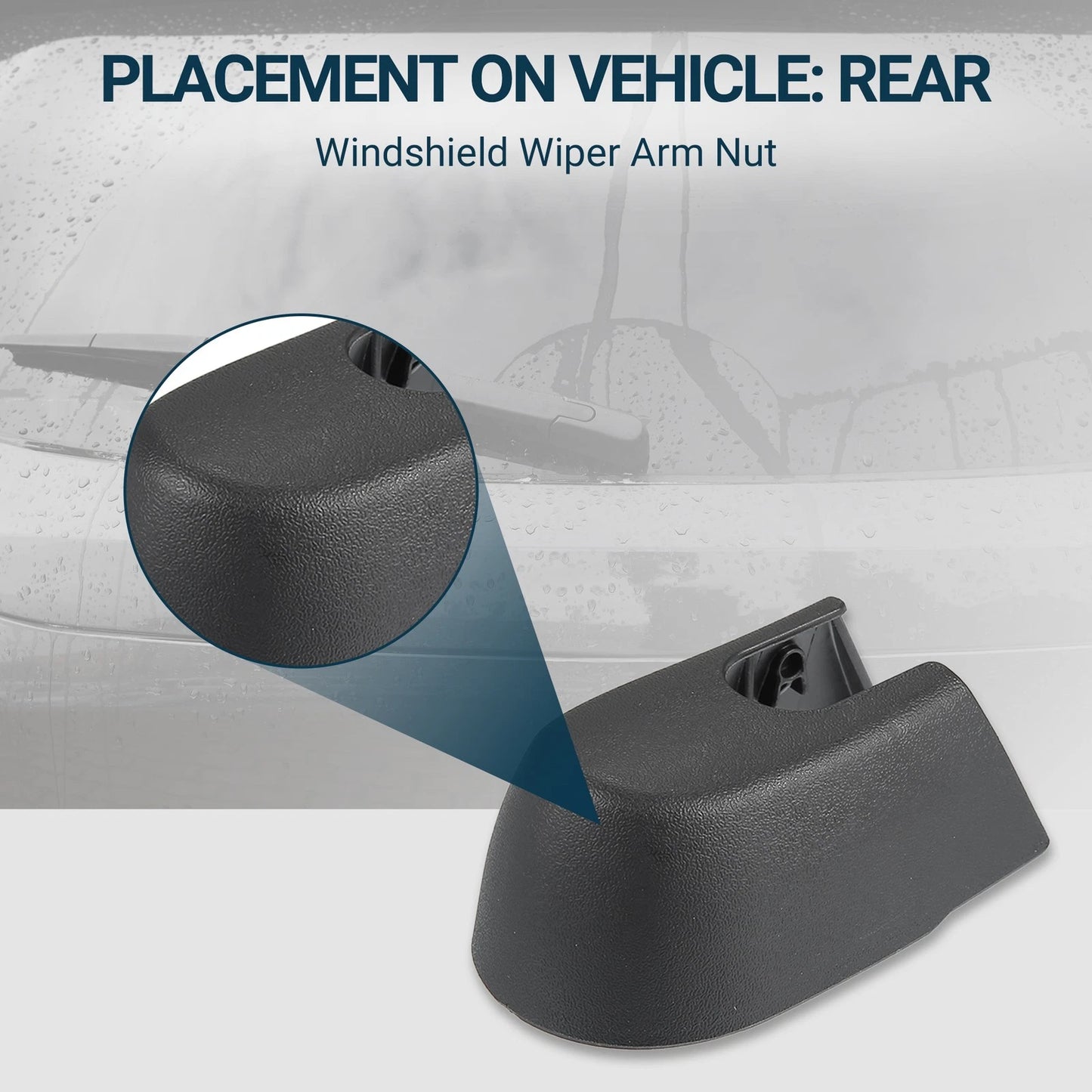 Rear Windshield Wiper Arm Nut Cap for Hyundai Tucson (2005–2009) NO.98812-2E000