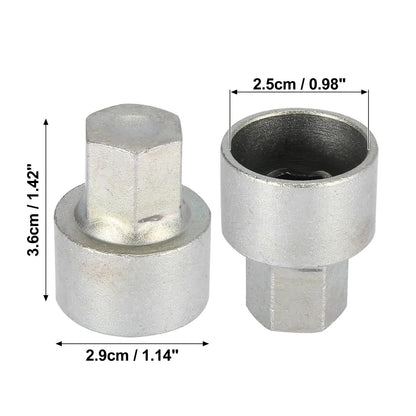 Wheel Lock Lug Nut Anti Theft Lug Nut Screw Removal Key for BMW 3/5/7 Series