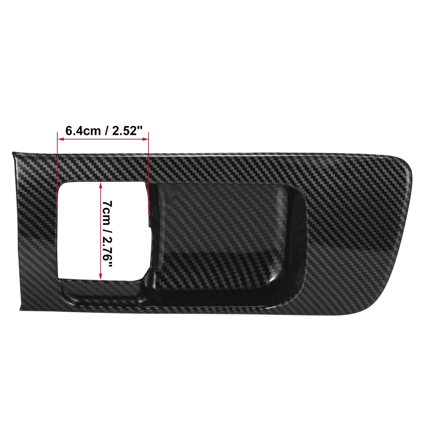 Carbon Fiber Front Door Handle Bowl Cover Trim for Toyota Tundra (2014–2021)