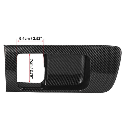 Carbon Fiber Front Door Handle Bowl Cover Trim for Toyota Tundra (2014–2021)