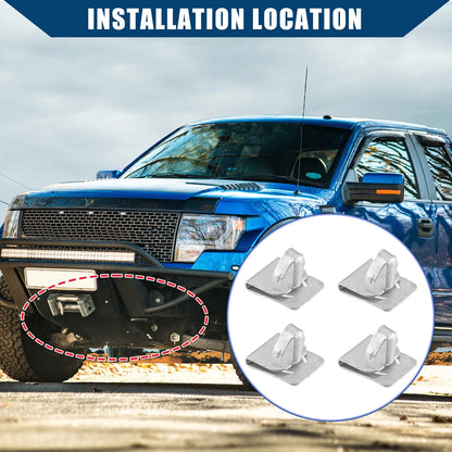 Set of 4 W715288-S439 Front Skid Plate Clips for Ford F150 (2011–2020)