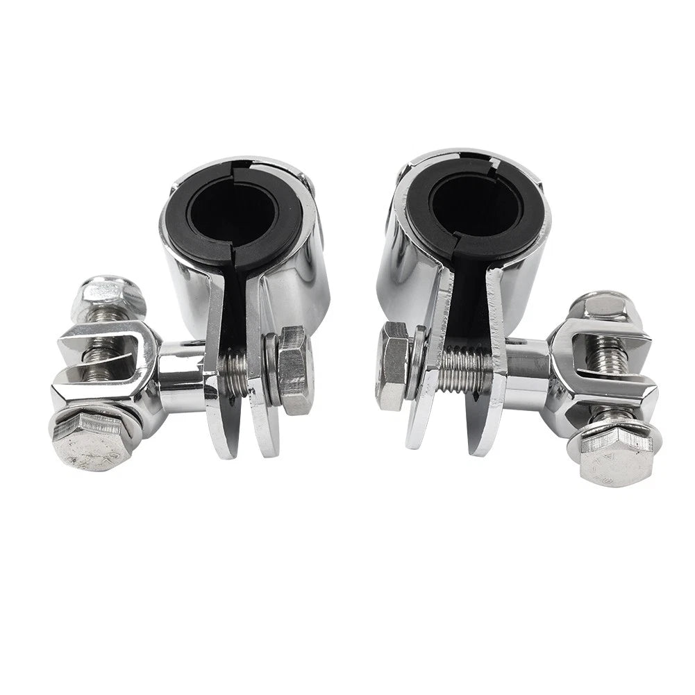 Handlebar Top Bar Riser Clamps for Harley Sportster XL883 XL1200 Dyna FX (2004–2023)