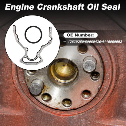Set of 1 Rear Crankshaft Oil Seal for Chevrolet Silverado 1500 (1999–2013) 12639250