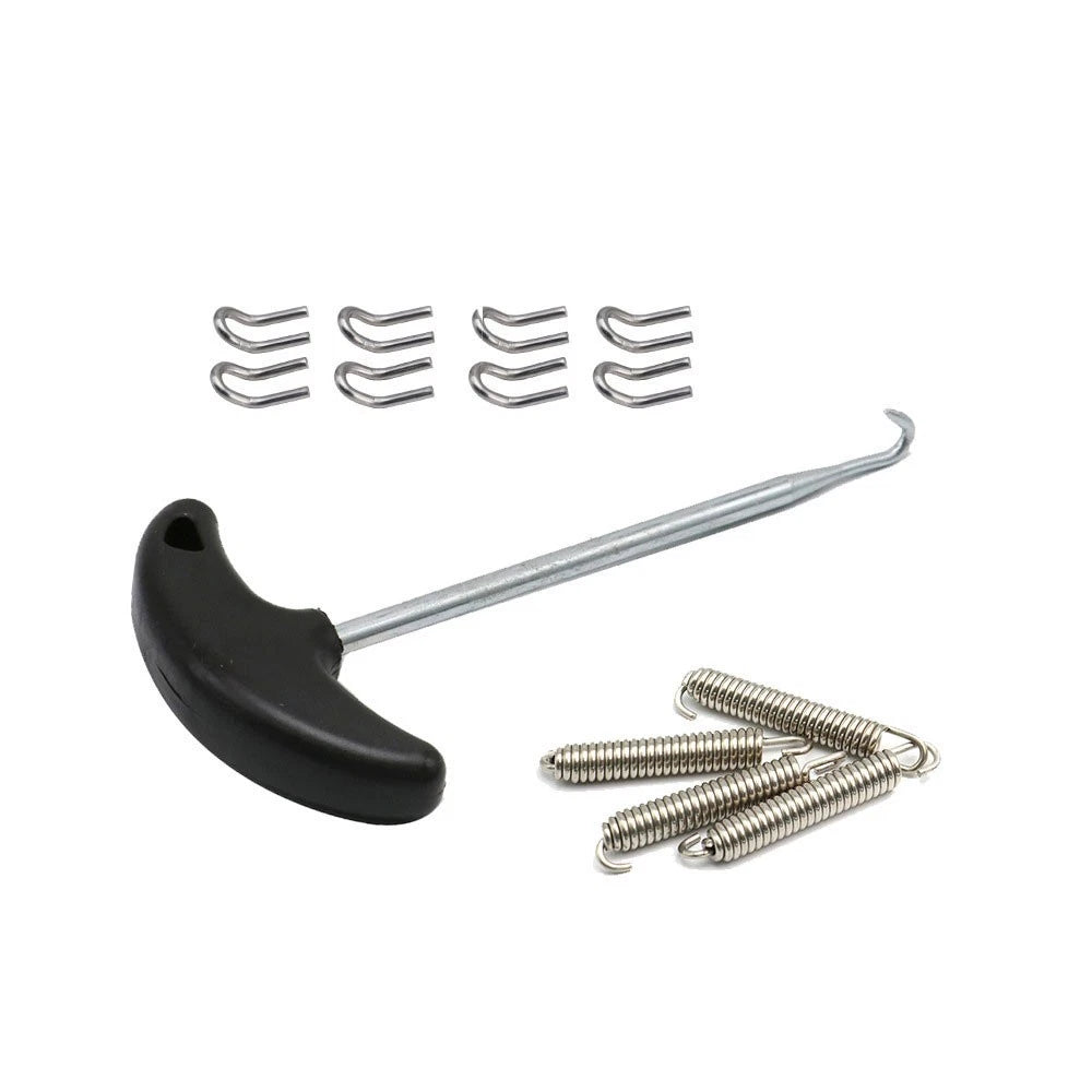 Set of 4 Exhaust Pipe Muffler Mounting Spring Hooks for Universal Motorcycle
