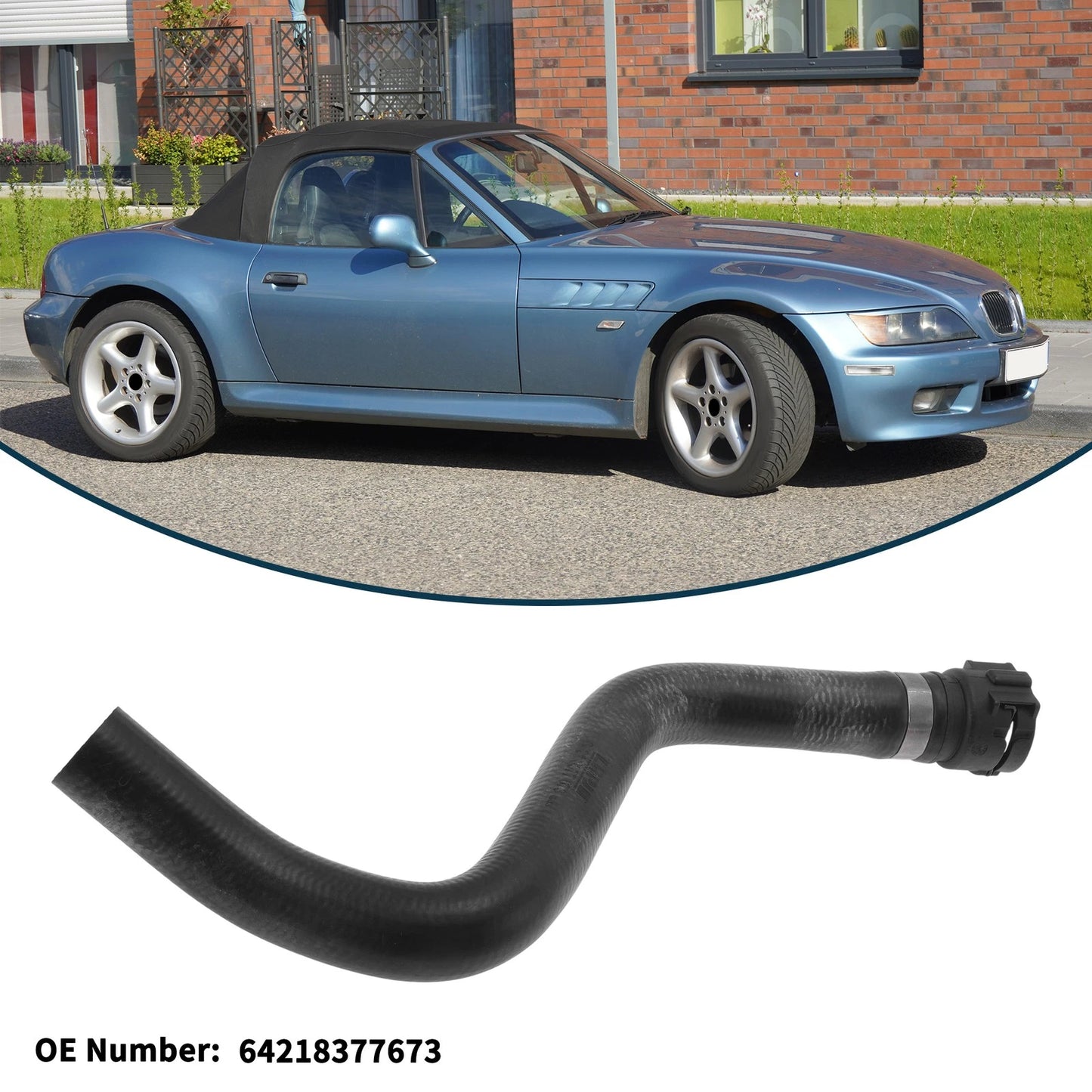 Radiator Hose No.64218377673 for BMW Z3 (1996–2003)