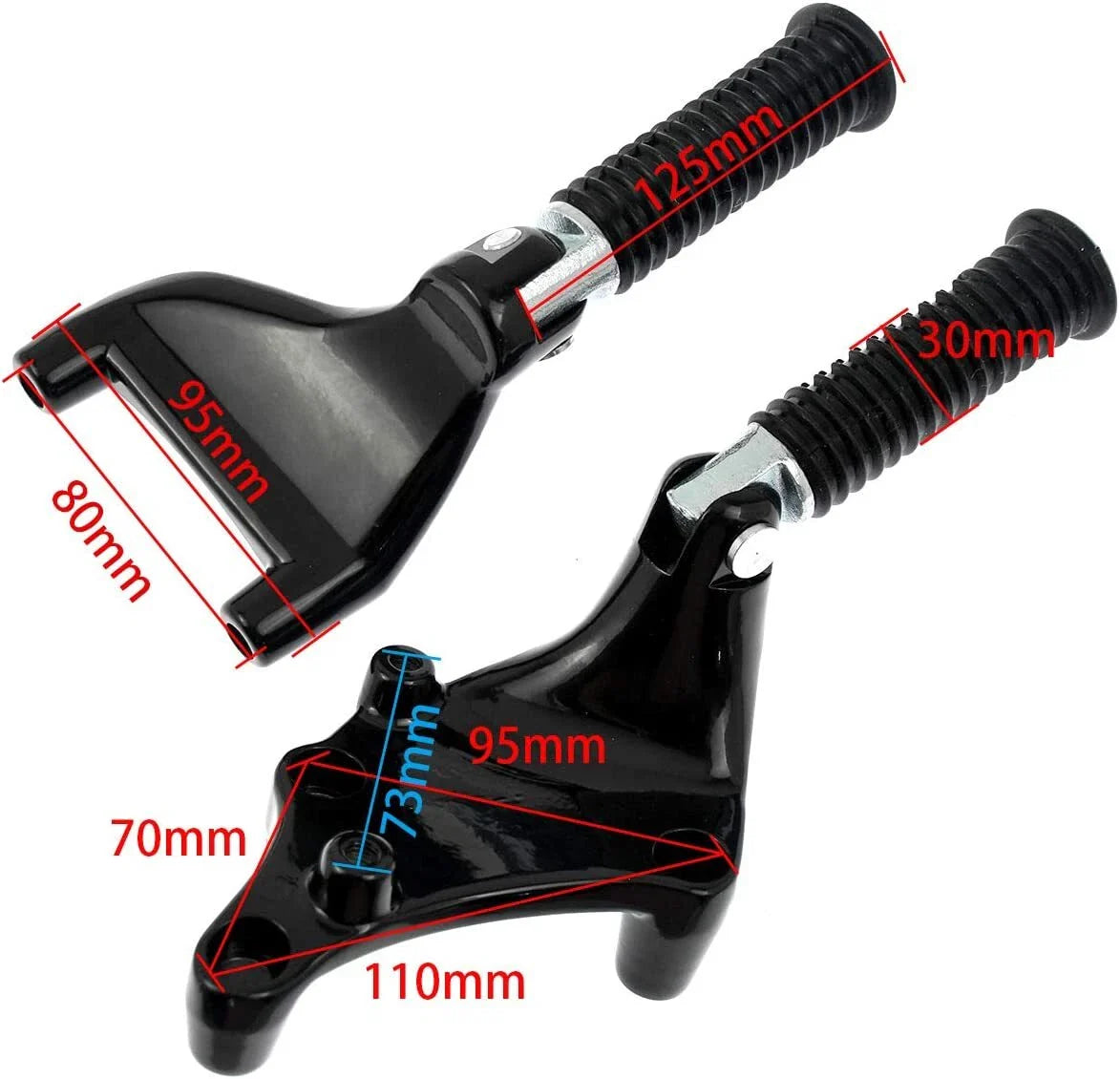 Rear Passenger Foot Pegs for Harley Sportster XL1200 Iron 883 (2014-2020)