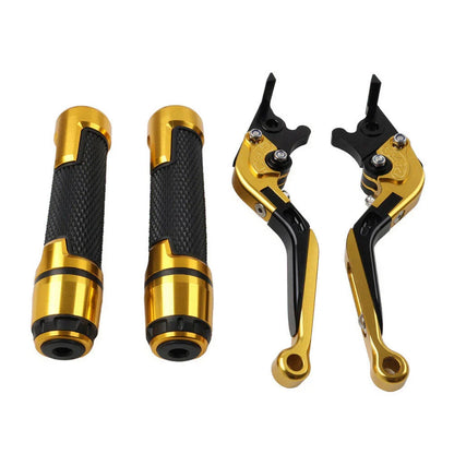 Gold Extendable Brake Clutch Levers Grip Set for Honda ADV150 (2019-2020)