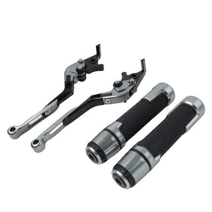 Folding Titanium Brake Clutch Lever Grip Set for Yamaha FJR XJR 1300 (2001-2018)