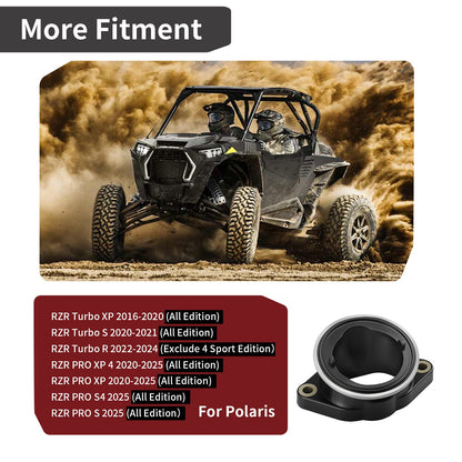 Intake Manifold Boot Adapter for Polaris RZR Turbo R (2022–2024)