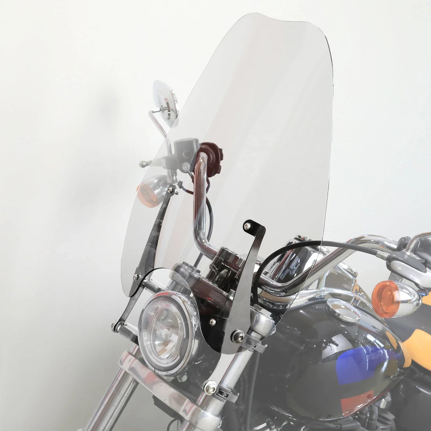Windshield & Bracket 41mm Clamps for Harley Softail FXS FXST FXSTC (1988-2013)