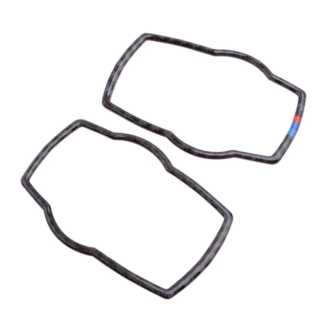 Carbon Fiber Multimedia Control Button Switch Bezel for BMW 1 2 3 4 5 Series