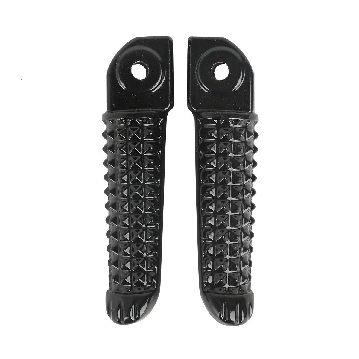 Black Driver Passenger Footpegs for Yamaha YZF R1 R6 (1998-2025) (2003-2020)